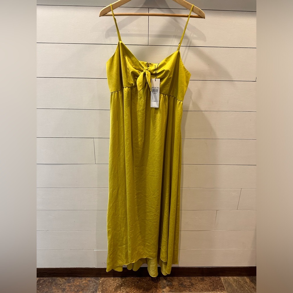 Calvin Klein Mustard Maxi Dress- size 16